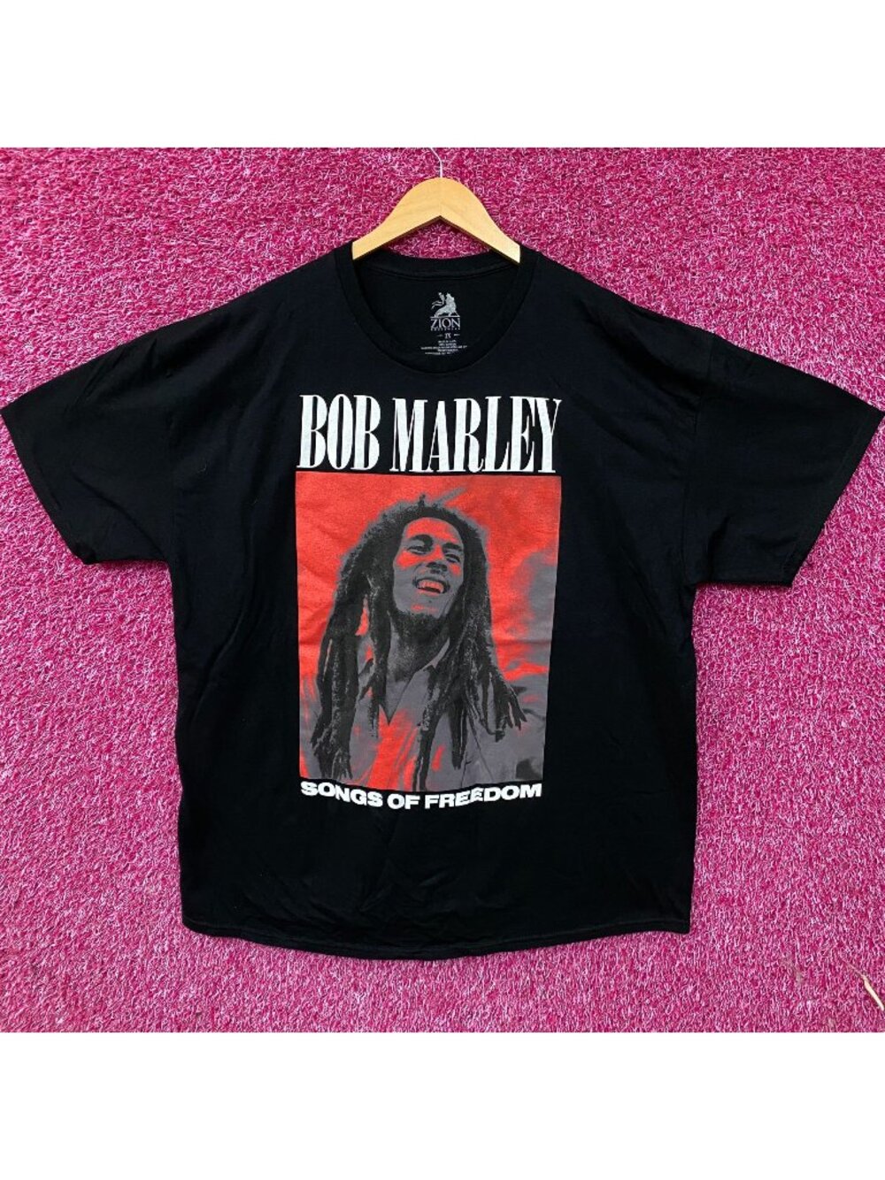 Zion Rootswear Bob Marley Songs of Freedom Graphic T-Shirt 2XL